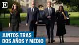 Guillermo, Kate, Enrique y Meghan,  juntos de nuevo tras la muerte de Isabel II | El País