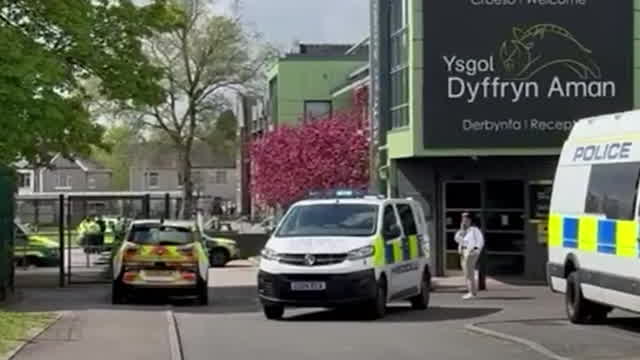 Ammanford school stabbing: Teenage girl arrested after two teachers and ...