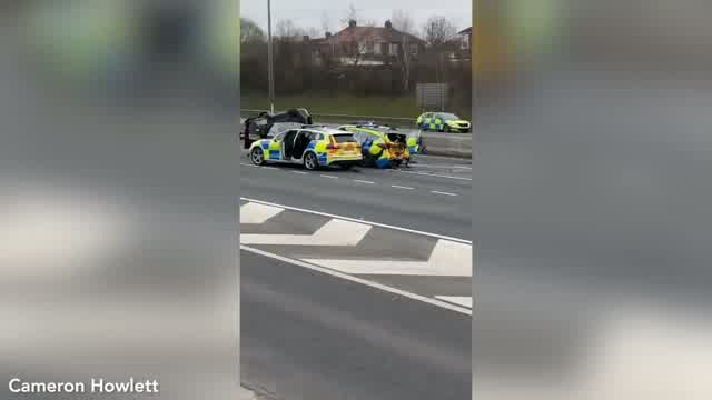 A1 crash LIVE: Seven officers hospitalised as multiple police cars in ...