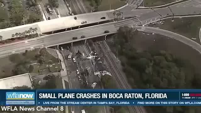 Boca Raton plane crash LIVE: Three feared dead as aircraft smashes into ...