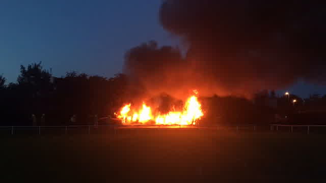 Garforth Fire Garforth fire updates as huge blaze sends black smoke across park with ...