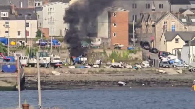 Boat burst into flames at Torpoint on hottest day of the year ...