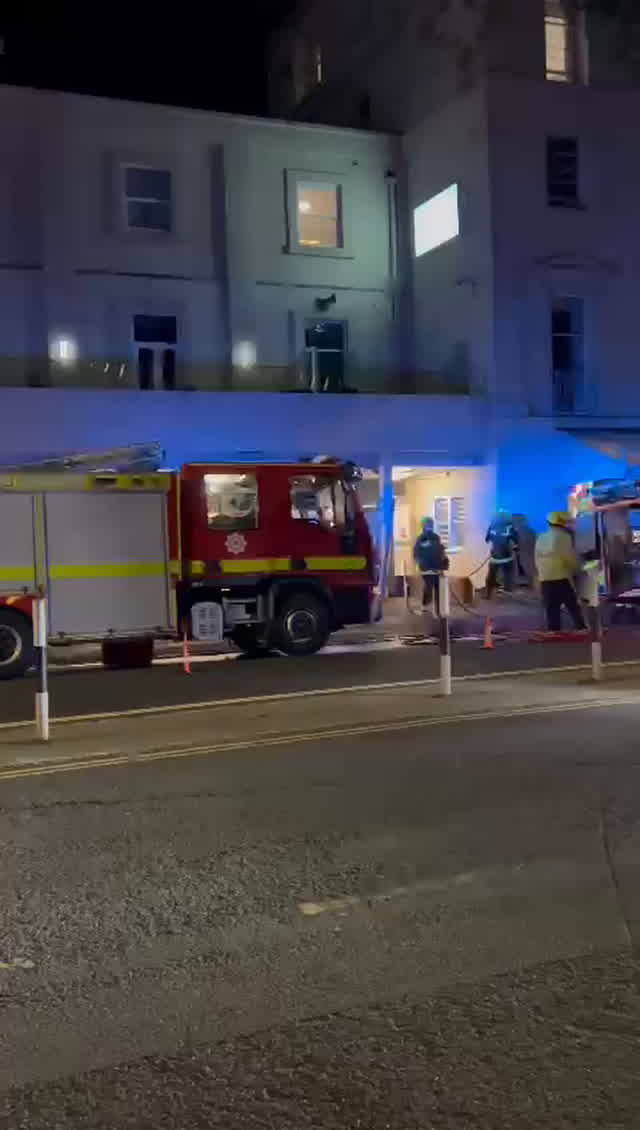 Torquay seafront hotel evacuated after fire breaks out | Devon Live