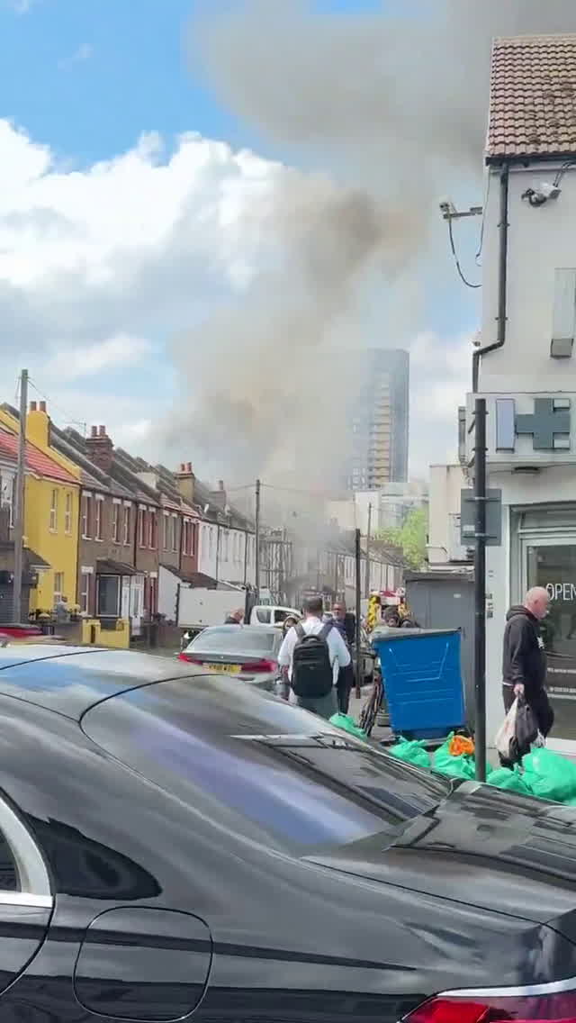 Hounslow house fire saw black smoke billow up near London Underground ...