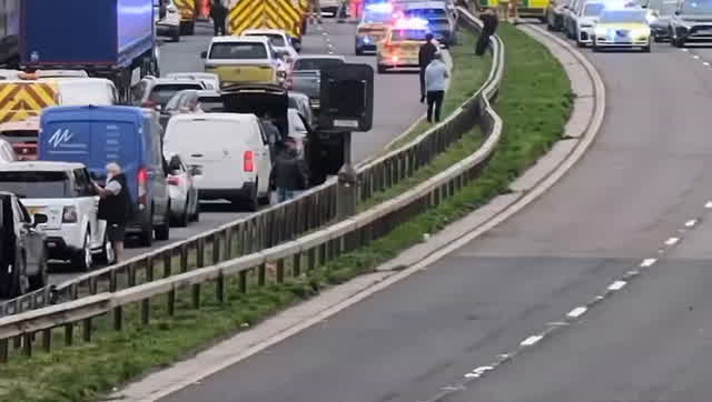M6 updates as person dies after lorry overturns on motorway - Liverpool ...