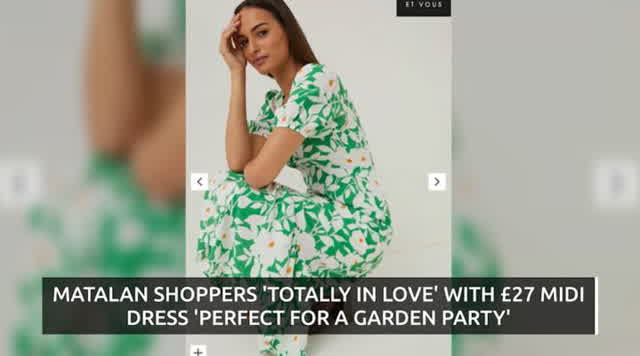 Matalan shoppers 'totally in love' with 27 midi dress 'perfect for a  garden party'