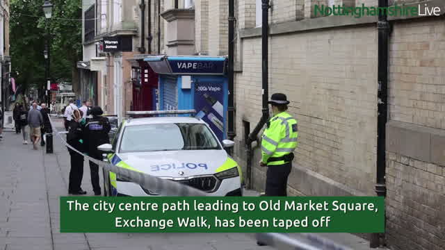 Old Market Square cordon: Arson attack at major Nottingham building ...