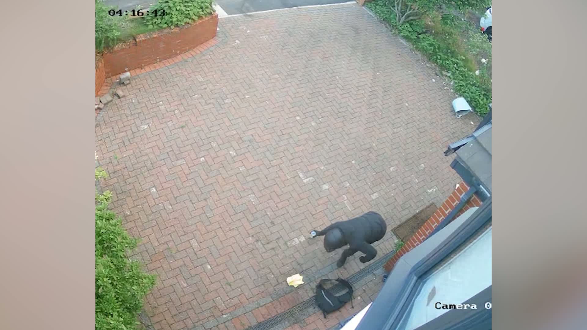 Bolton imam's home firebombed in masked attack captured on CCTV