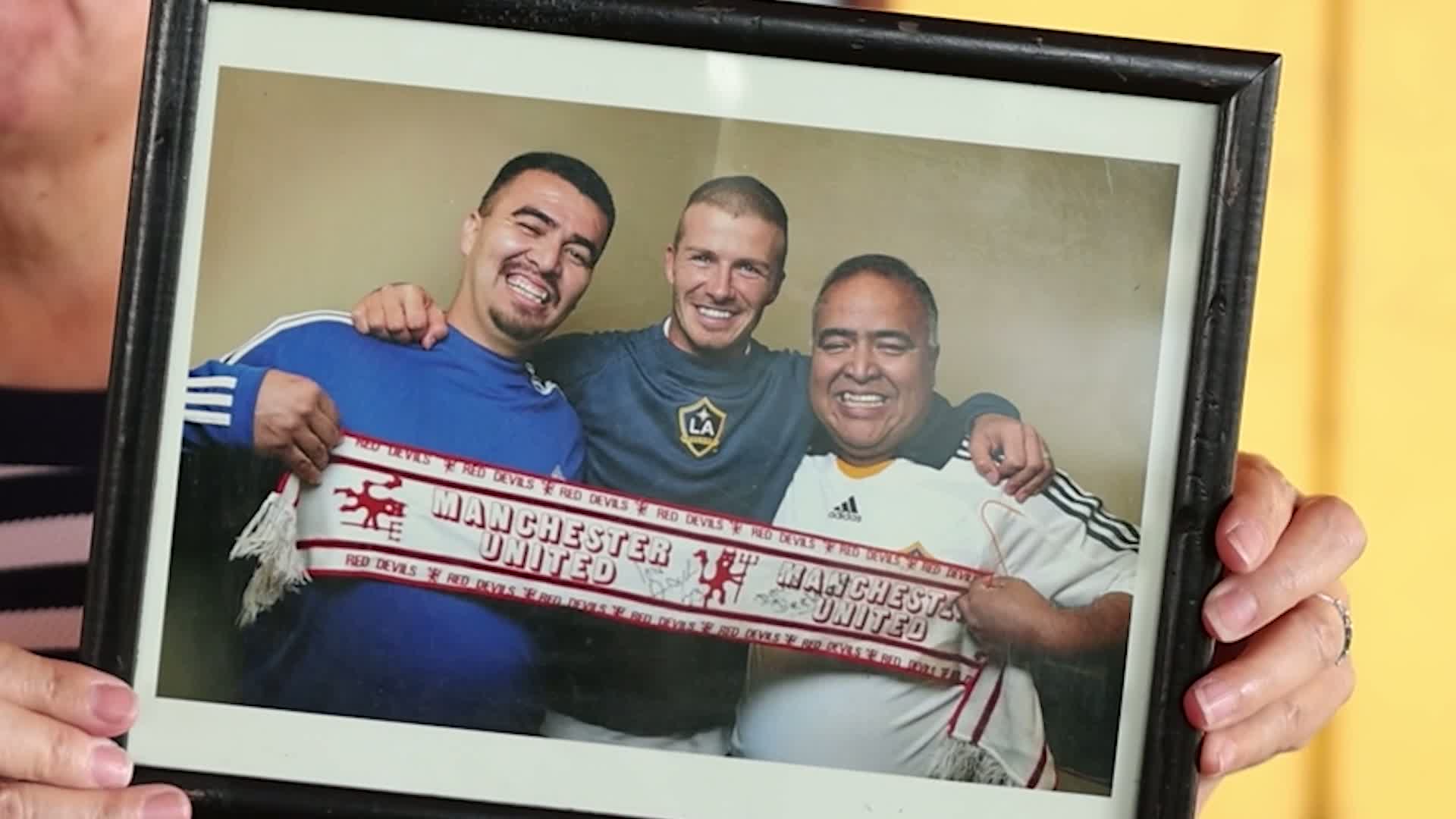 David Beckham's First US Visit at 13 in Dallas Near England Match