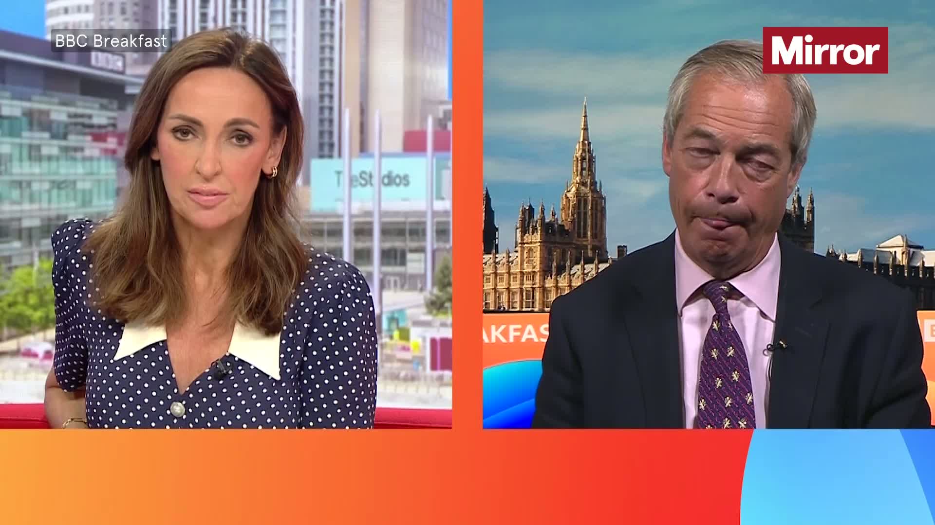 Nigel Farage Tetchy in BBC Grilling Over £5 Million Crypto Gift