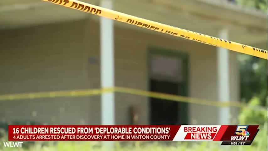 Children found in Ohio 'house of horrors' kept in worse conditions than livestock