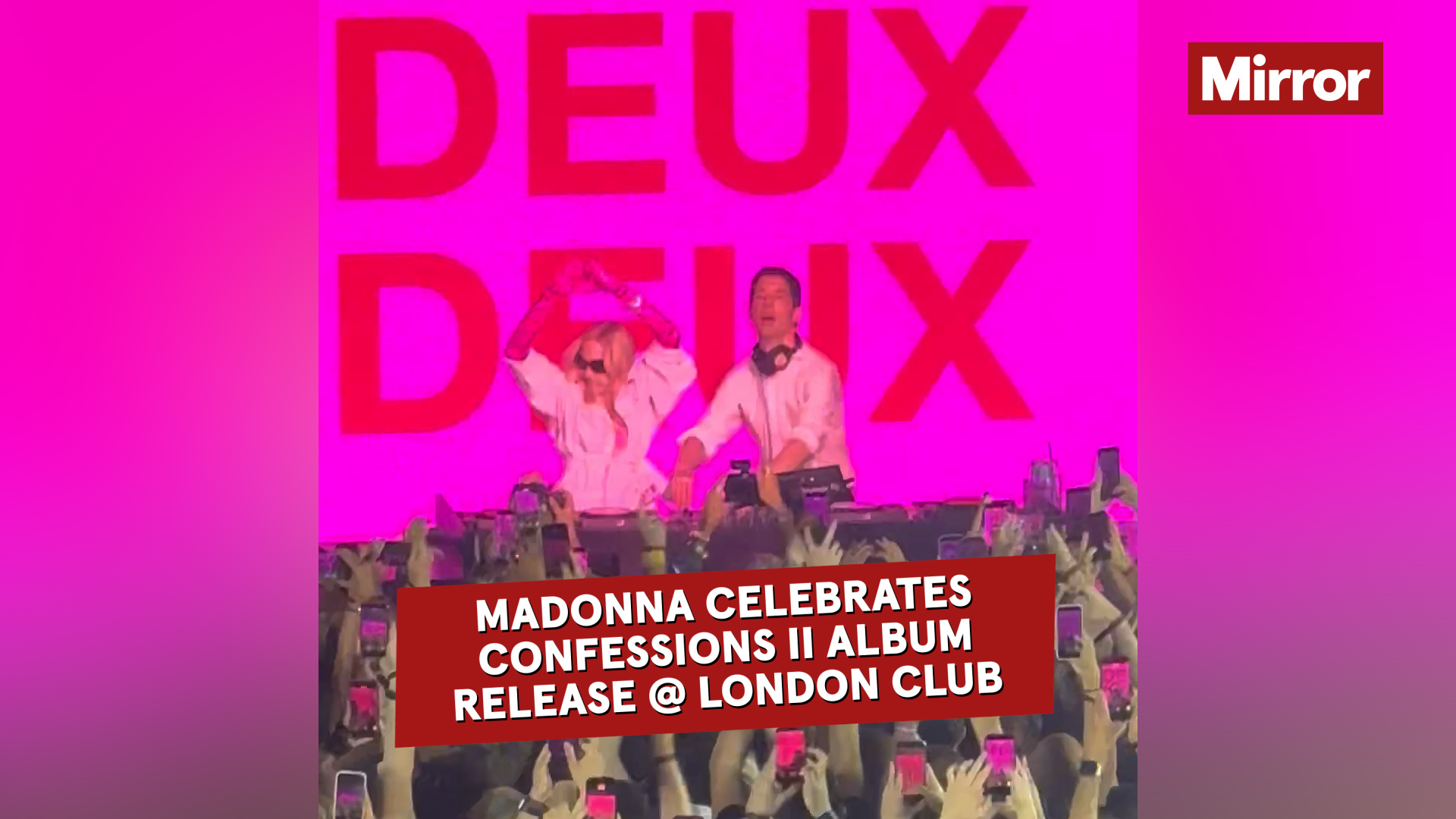 Madonna Celebrates New Album with Star-Studded London Party for 2,000 Fans
