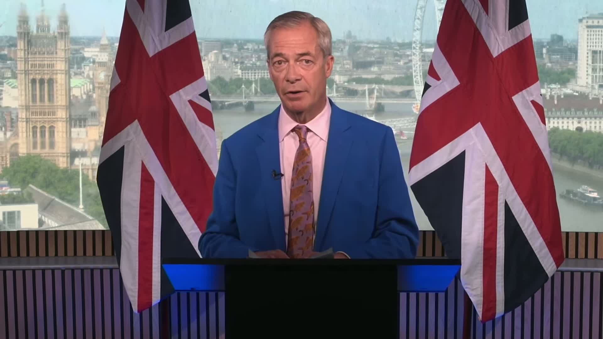 Nigel Farage Says 'Establishment Trying to Destroy Me' in Clacton By-Election