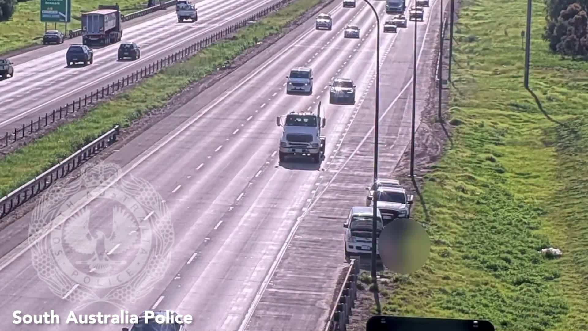Concrete Slabs Fall from Lorry, Smash into Cars on Motorway