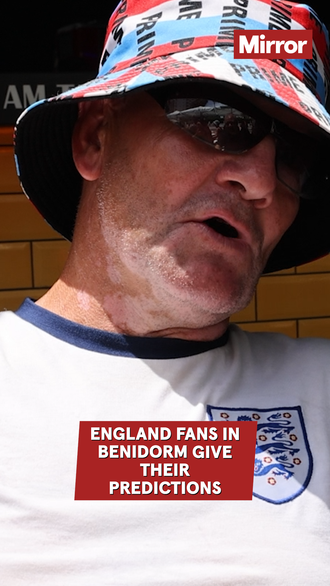 England Fans in Benidorm Predict Argentina Semi-Final Outcome