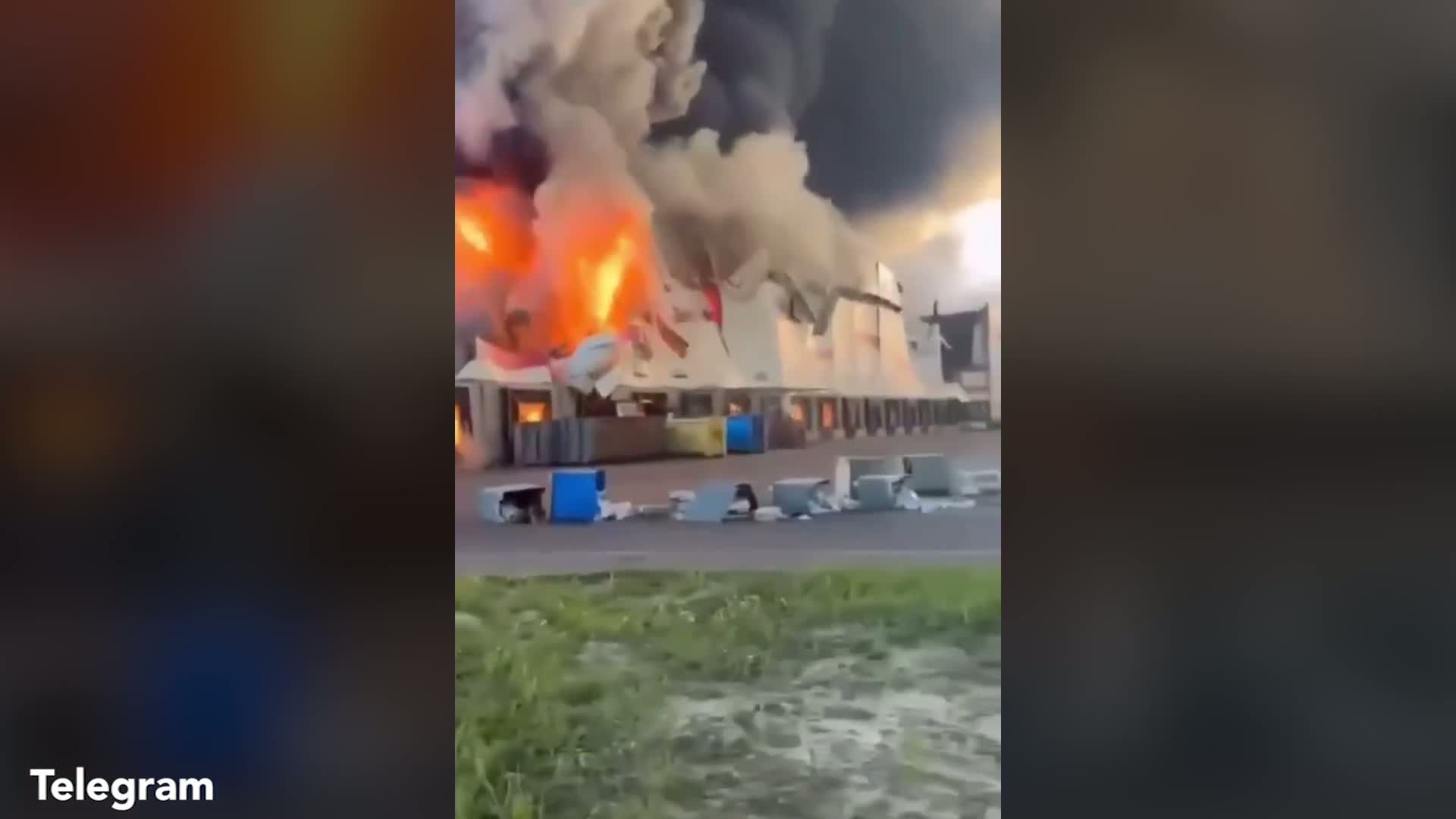 Massive Ukrainian Drone Strike on Wildberries Warehouse Sparks Inferno Near Moscow