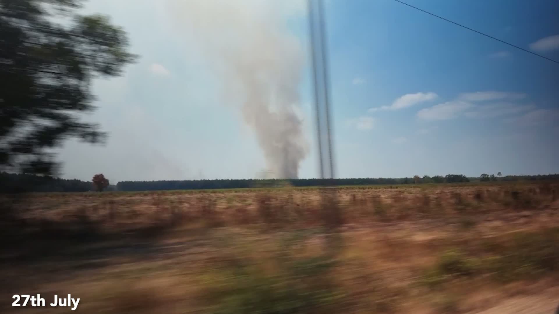 French wildfires rage near Bordeaux as heatwave peaks at 41C