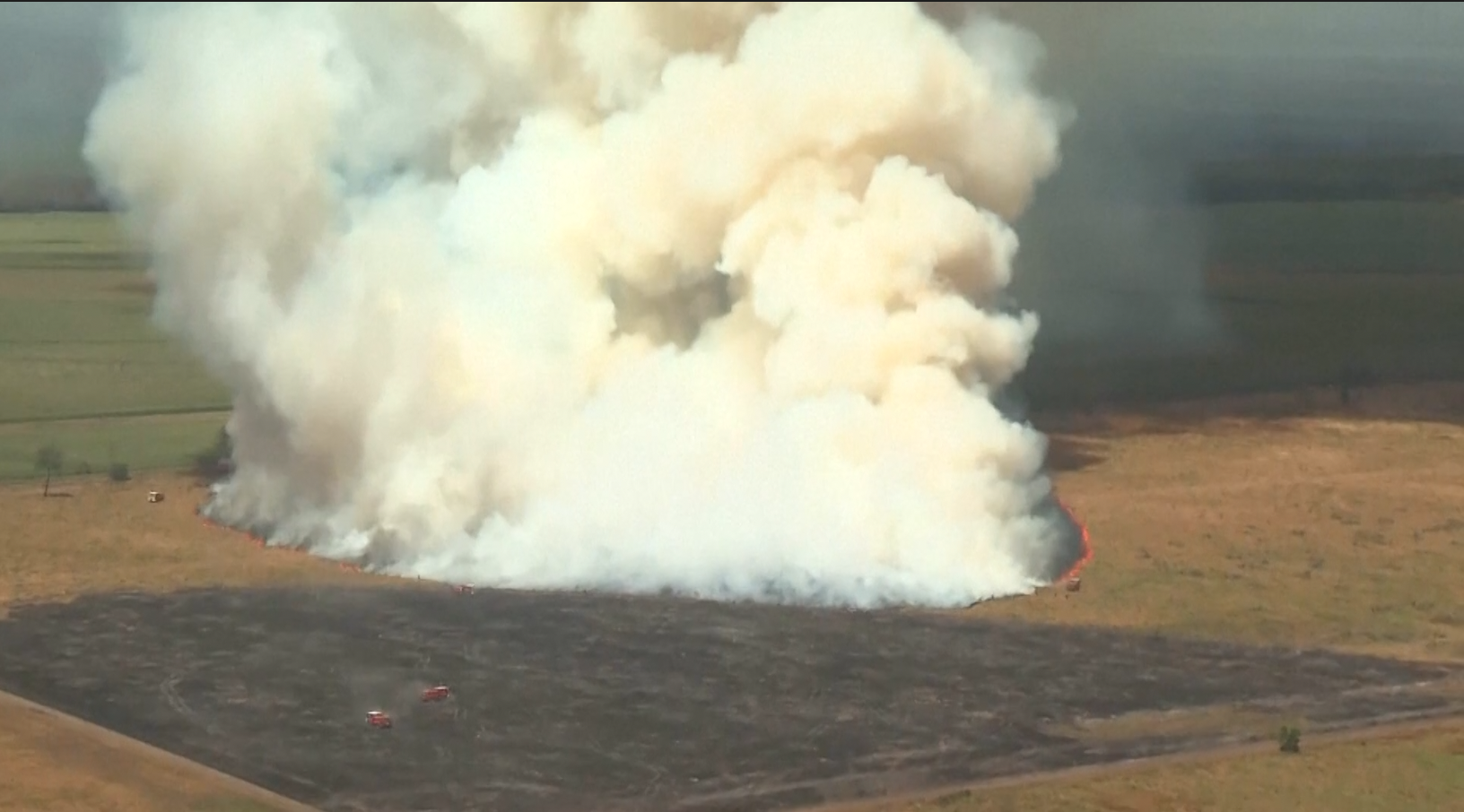  Aerial views show the scale of wildfires near Bordeaux 