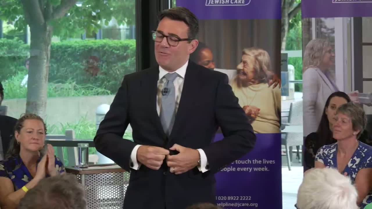 Andy Burnham gives speech on adult social care in London 