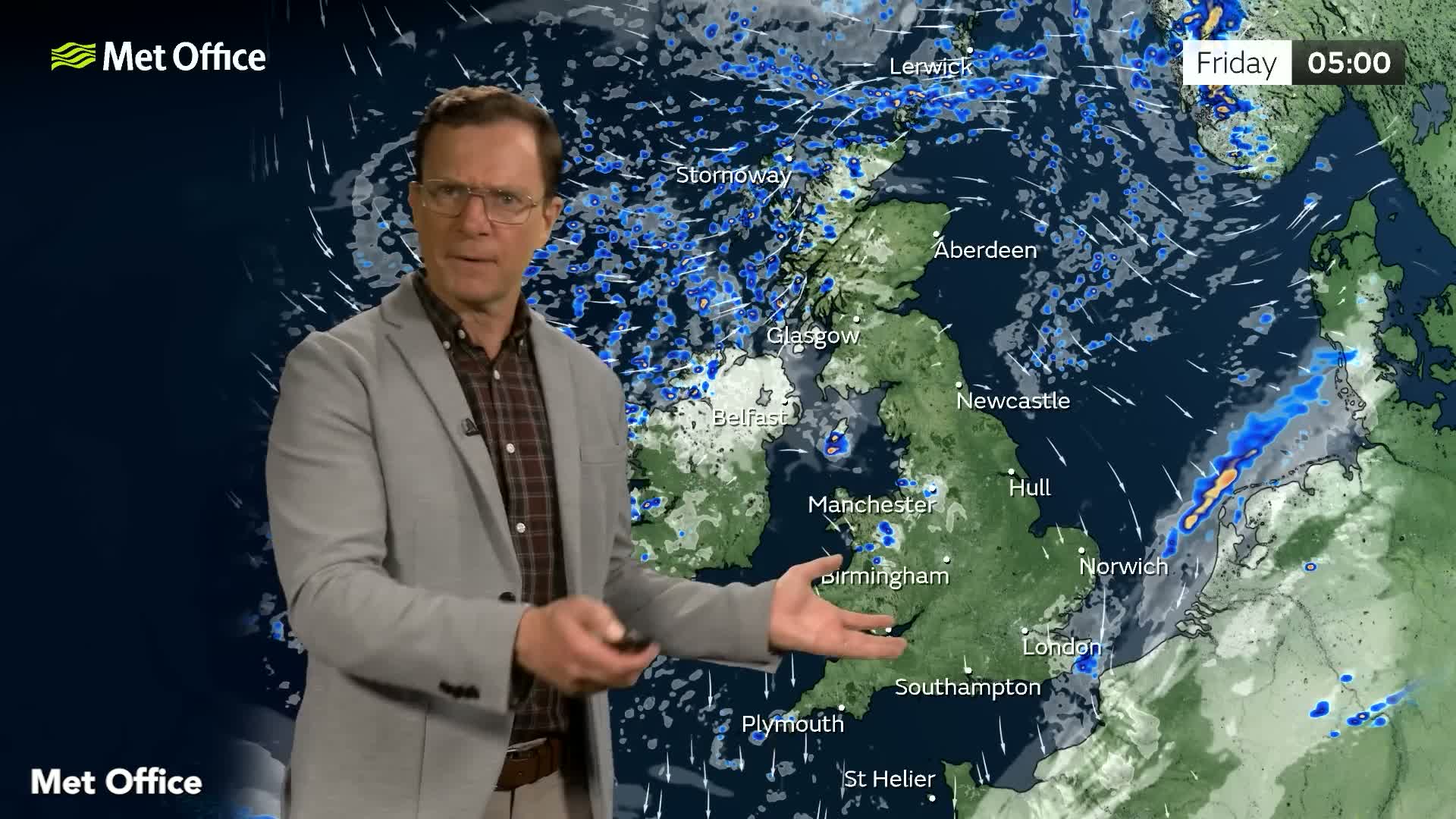 Met Office: 22 UK counties face rain on Friday as temperatures cool