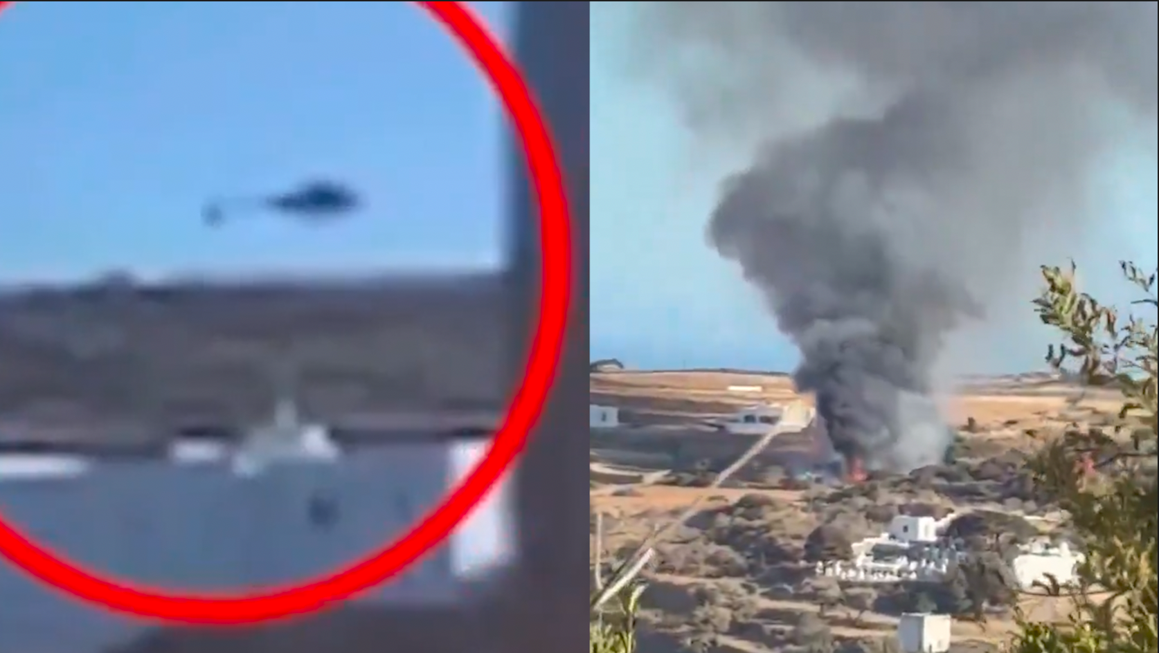Helicopter crash kills British newlyweds on Greek honeymoon island