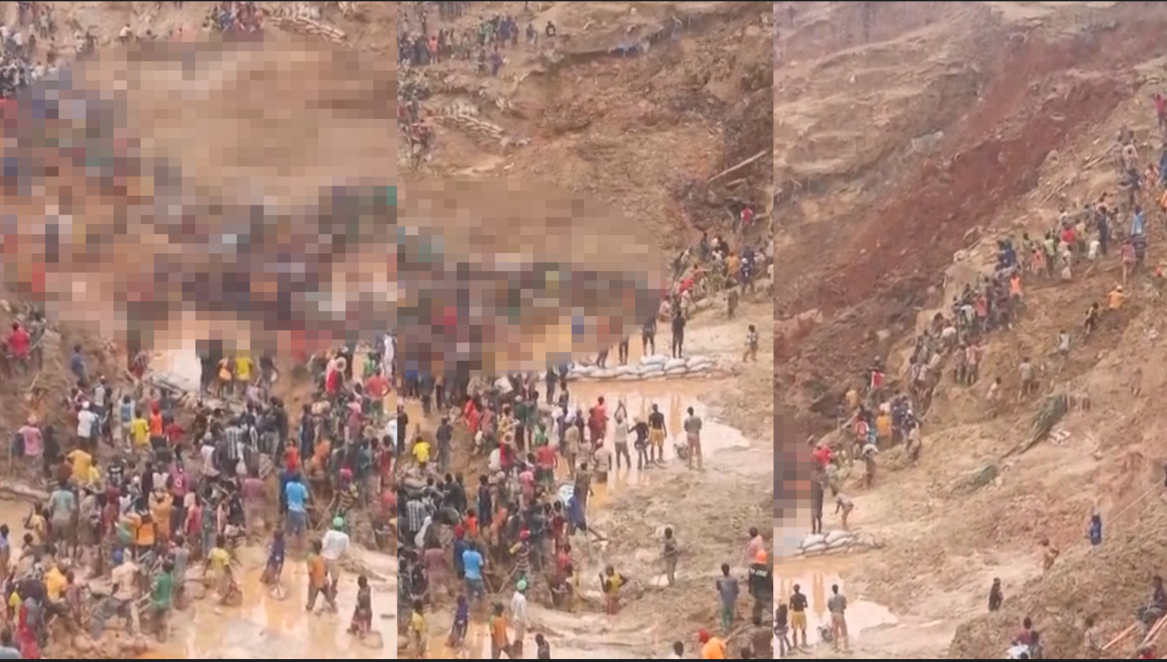 At least 100 dead in mine tunnels collapse horror as rescuers dig for survivors