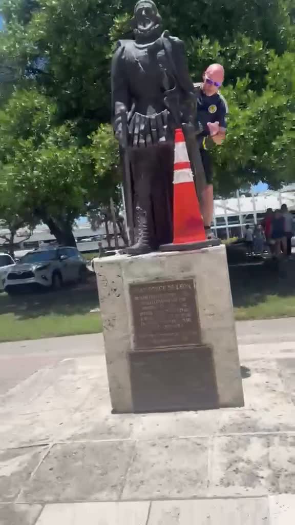 Tartan Army Gets Rude Awakening as Miami Police Rage Over Cone Statue