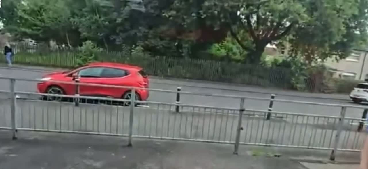 Chilling Footage Shows Car Mow Down Woman in Linwood Murder Bid