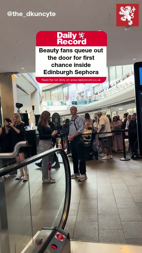 Massive Queues as Scotland's First Sephora Opens in Edinburgh
