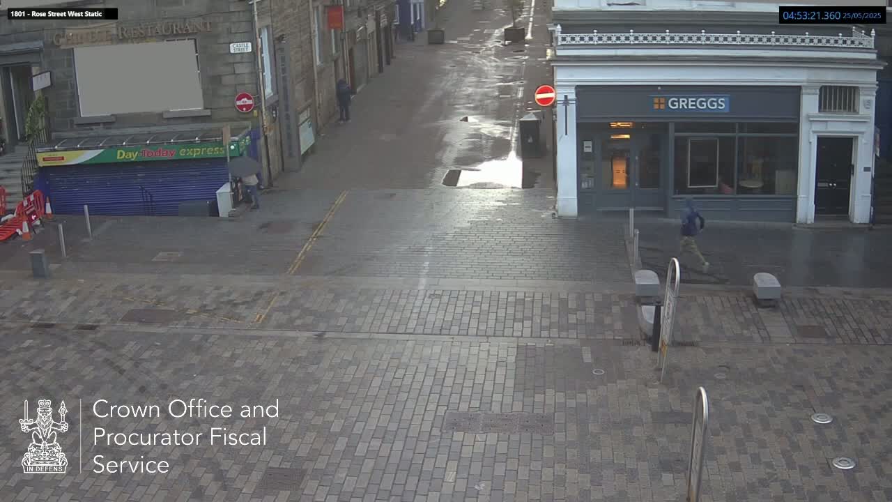 CCTV shows rapist stalking teen before escaping court custody
