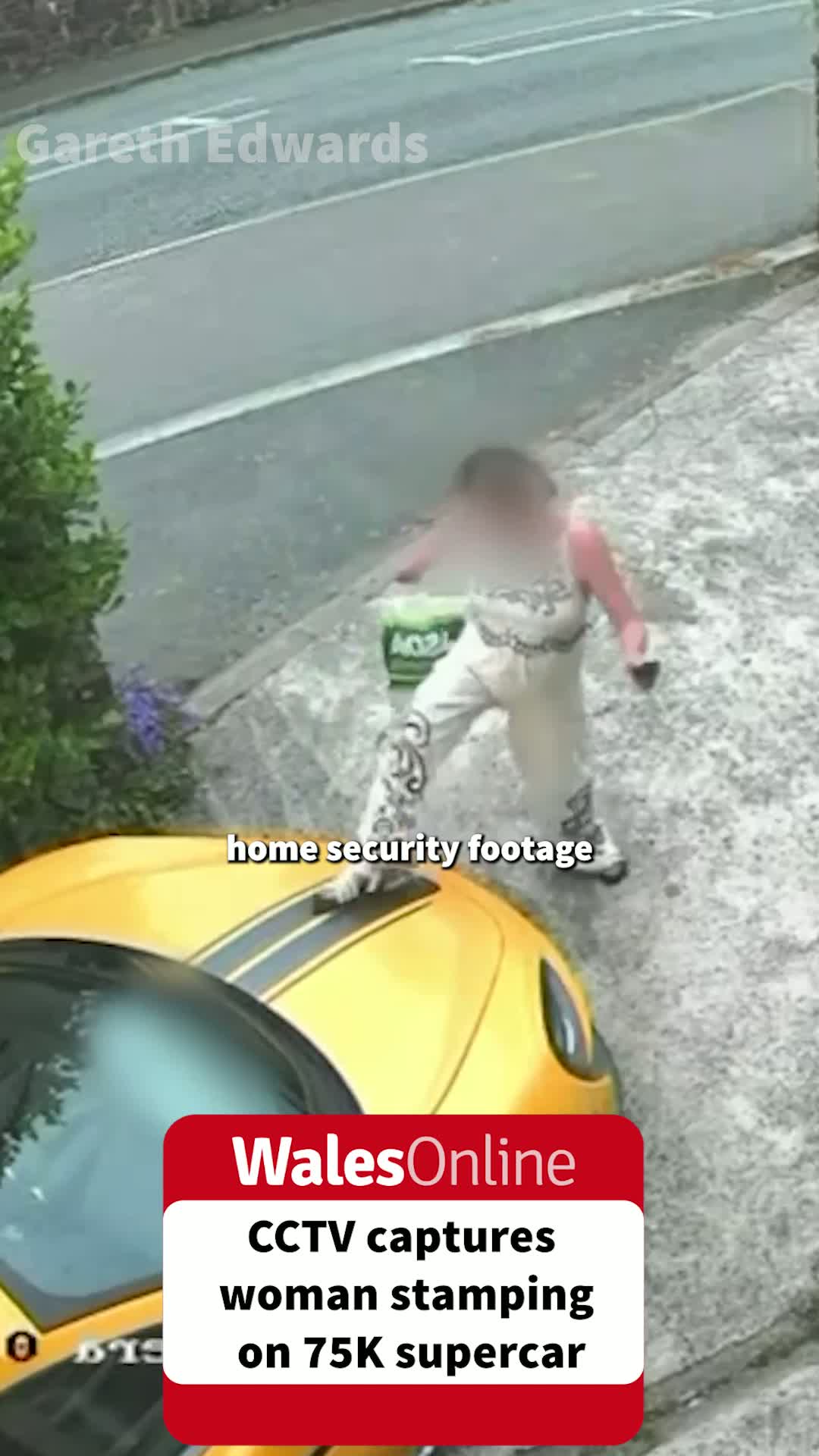 Woman Kicks Man's £75k McLaren on Driveway in Random Attack