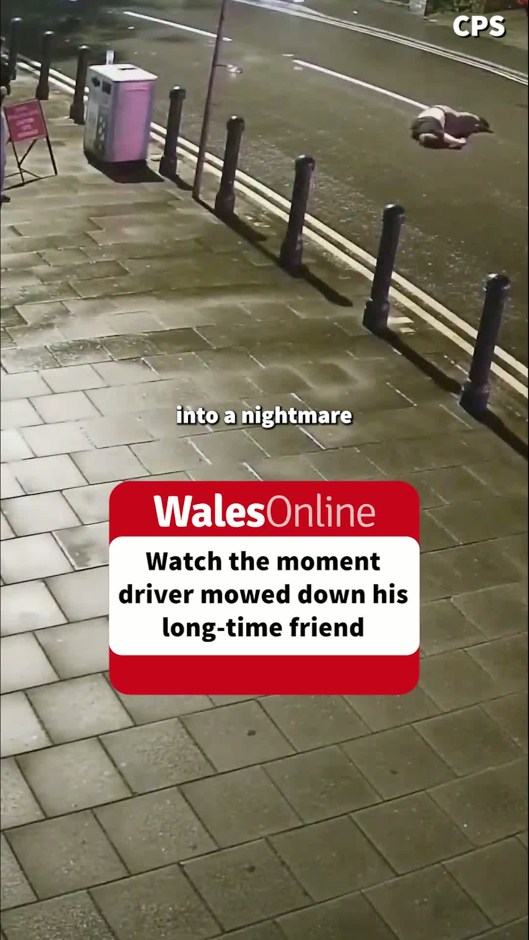 Driver mows down friend in street in horrific show-off stunt