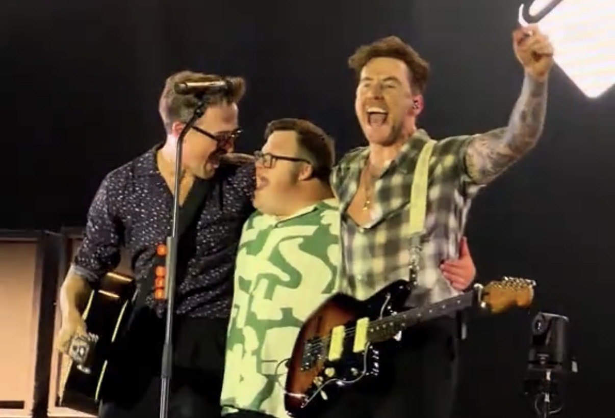 McFly Superfan Joel Oates Brought On Stage at Cardiff Castle Gig