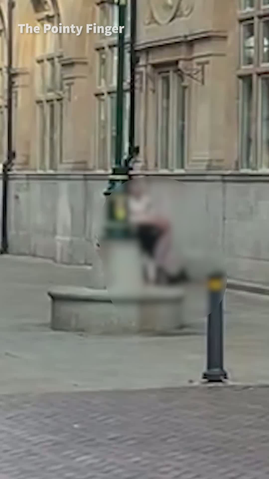 Shocking footage shows assault in Newport city centre