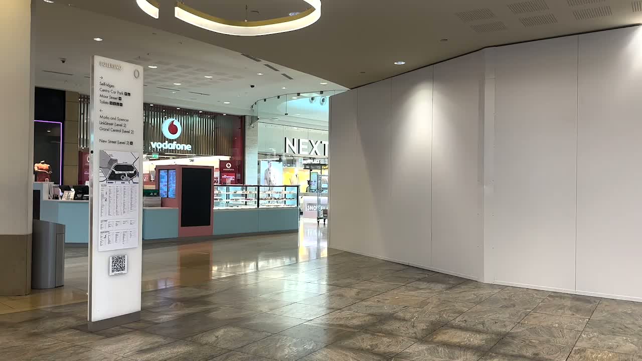 Birmingham Bullring Costa Coffee boarded up for refresh after 23 years