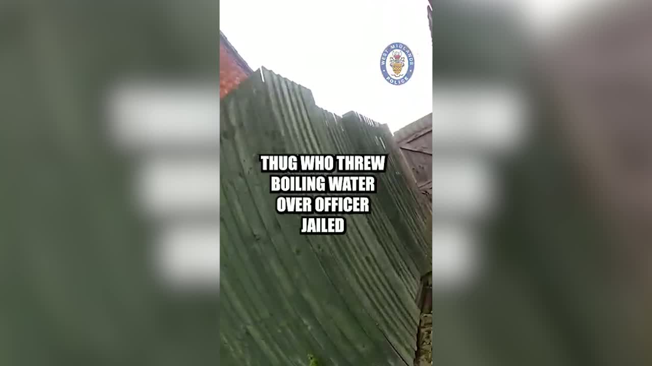 Birmingham Man Jailed 14.5 Years for Throwing Boiling Water Over Police Officer