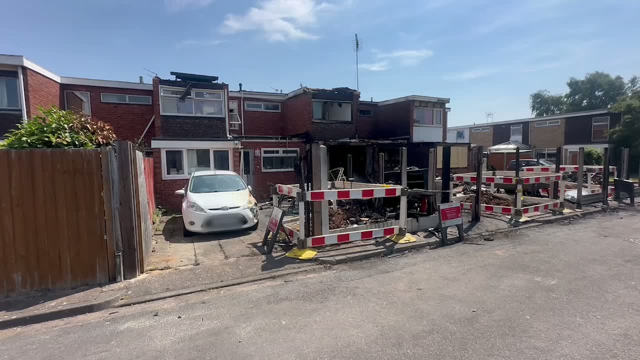 Garden Barbecue Sparks Major Fire That Destroys Three Homes in Coventry