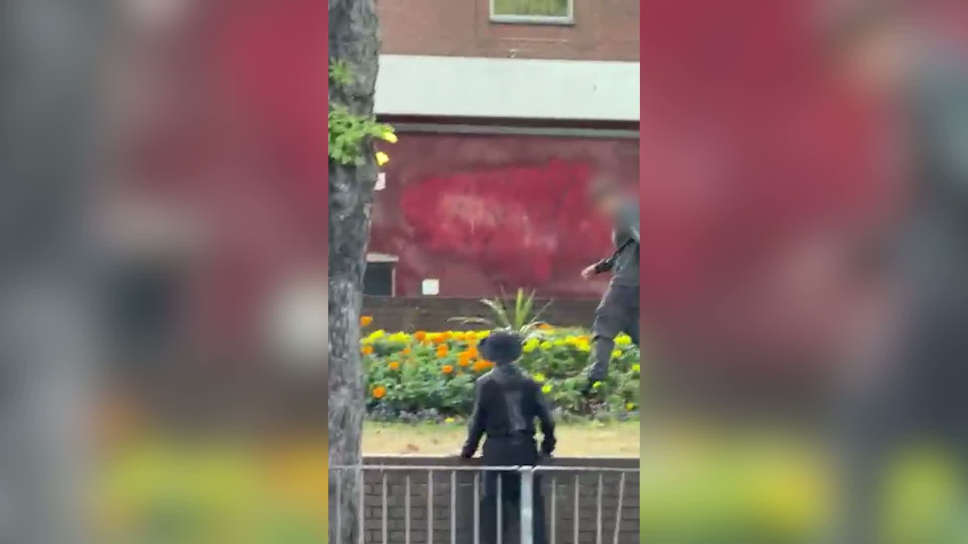 Laughing Yobs Trash Sutton Coldfield Flowerbed: Police Identify Suspects