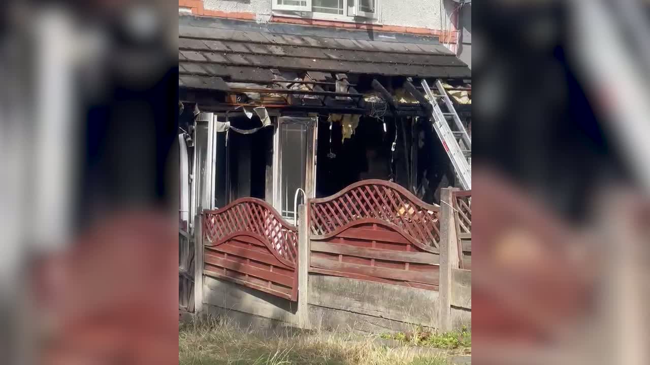 'I saw an orange glow, then all hell broke loose' - Mum's horror as home ravaged