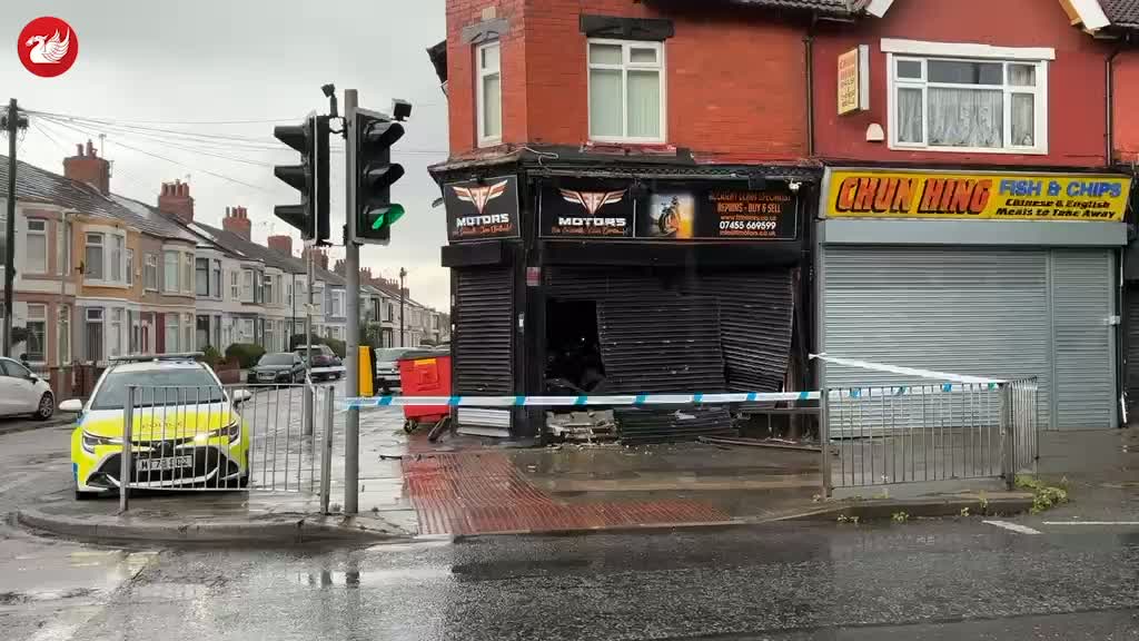 Ram Raiders Smash Into Old Swan Motor Shop, Steal Two Off-Road Bikes