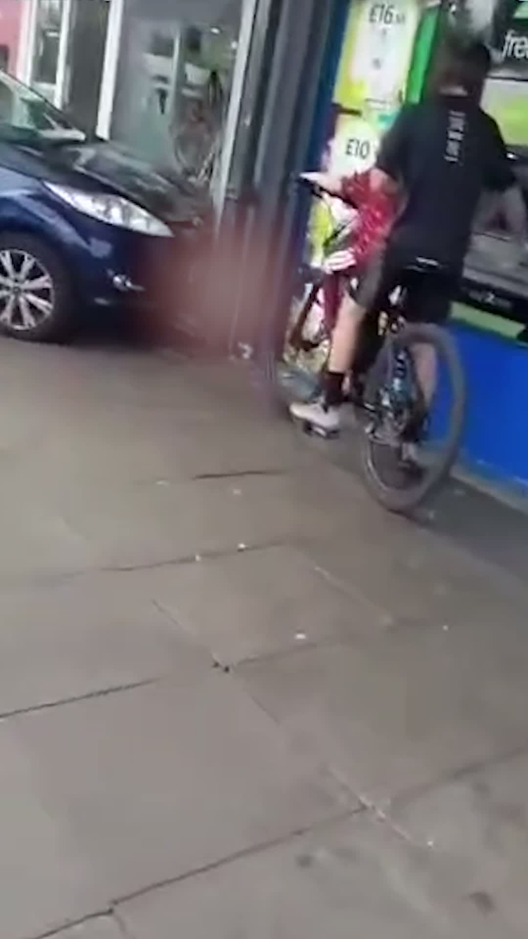 Ford Fiesta Crashes Into Bootle Opticians After Being Hit by Vauxhall Corsa