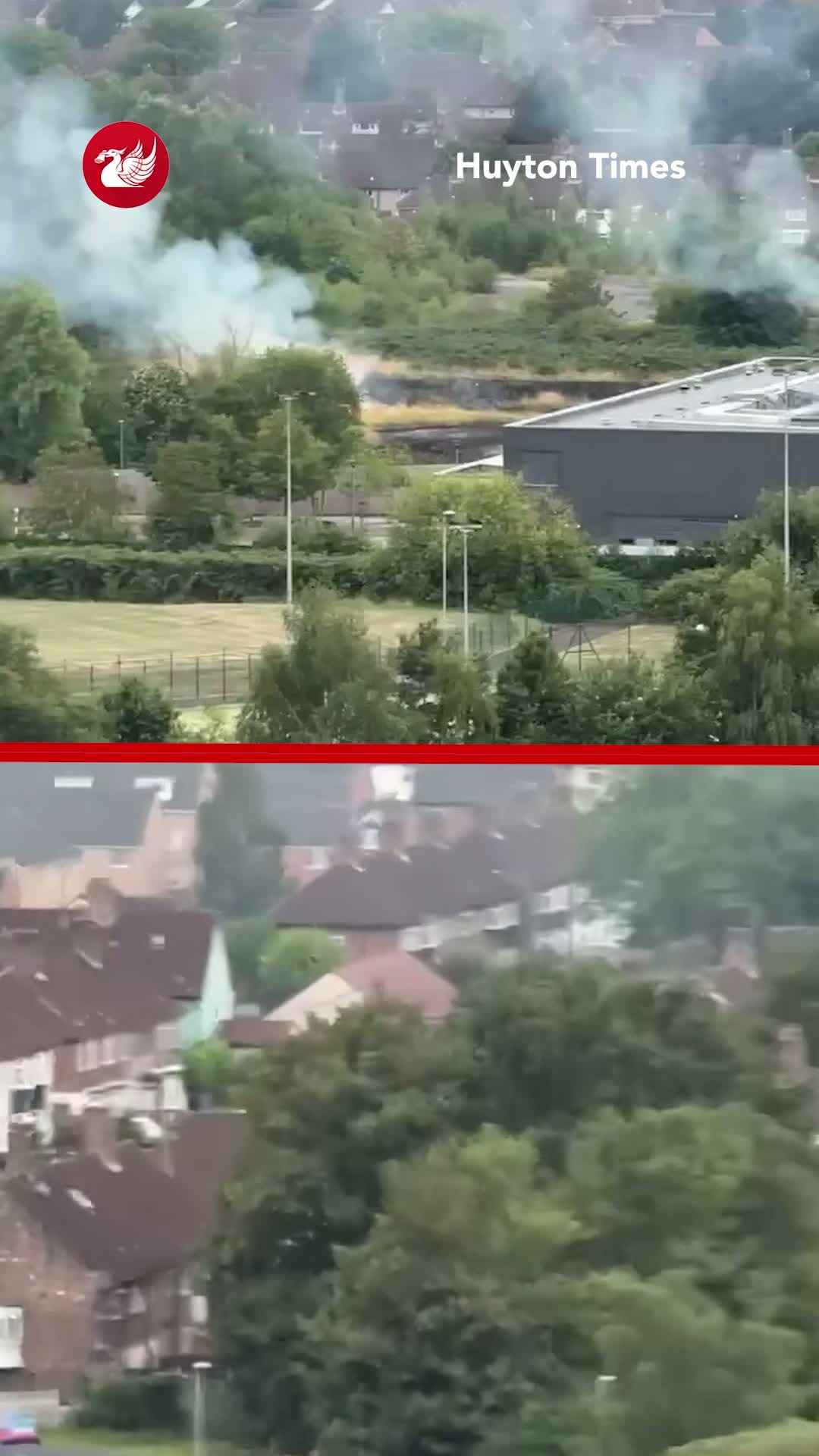 Two fires in 24 hours at Huyton school playing field