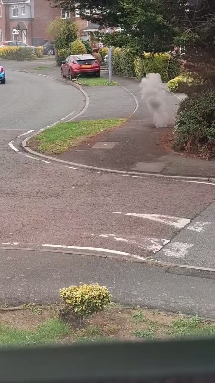 Manhole cover fire closes Whiston road as crews tackle blaze