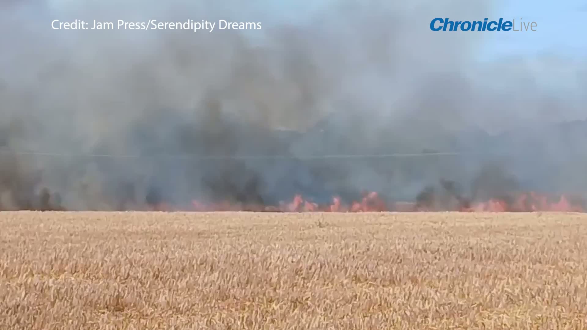 'Frightening' Wildfire in County Durham Spreads to Size of 14 Football Pitches