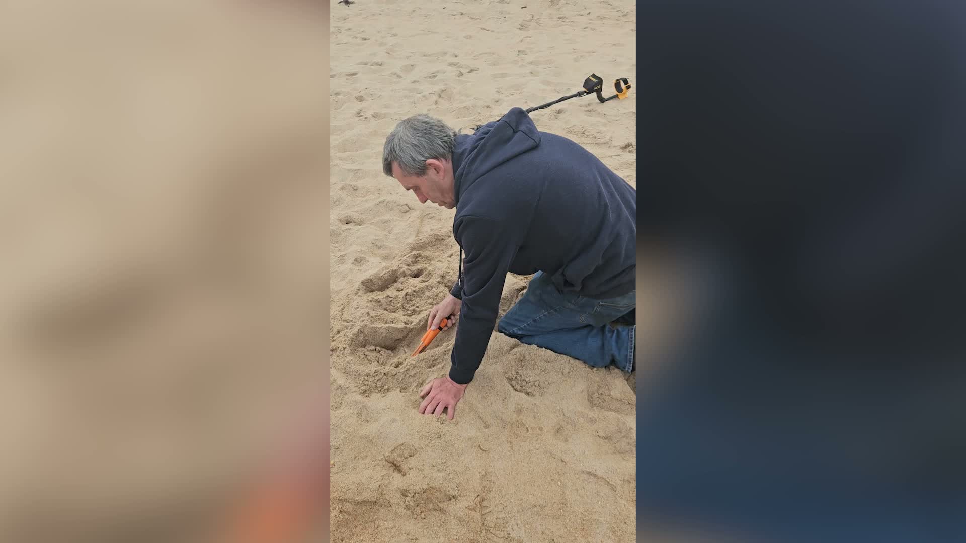 Metal detectorist reunites couple with lost engagement rings on Northumberland beach