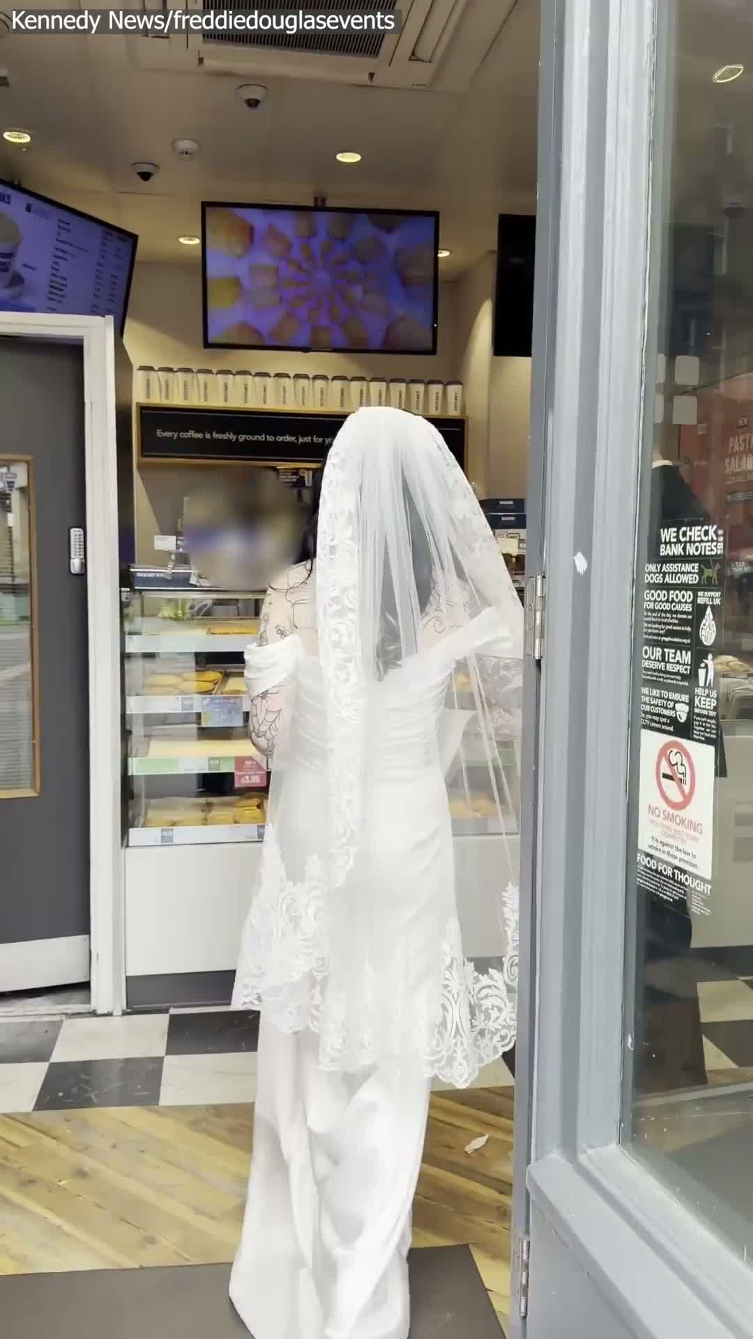 Newcastle Couple Sneak Off From Wedding to Eat Greggs