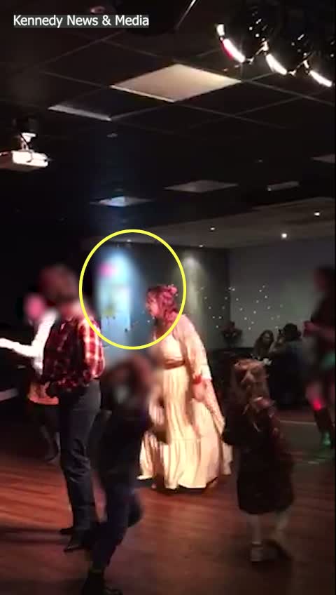 Bride breaks wrist in line-dancing fall at cowboy-themed wedding