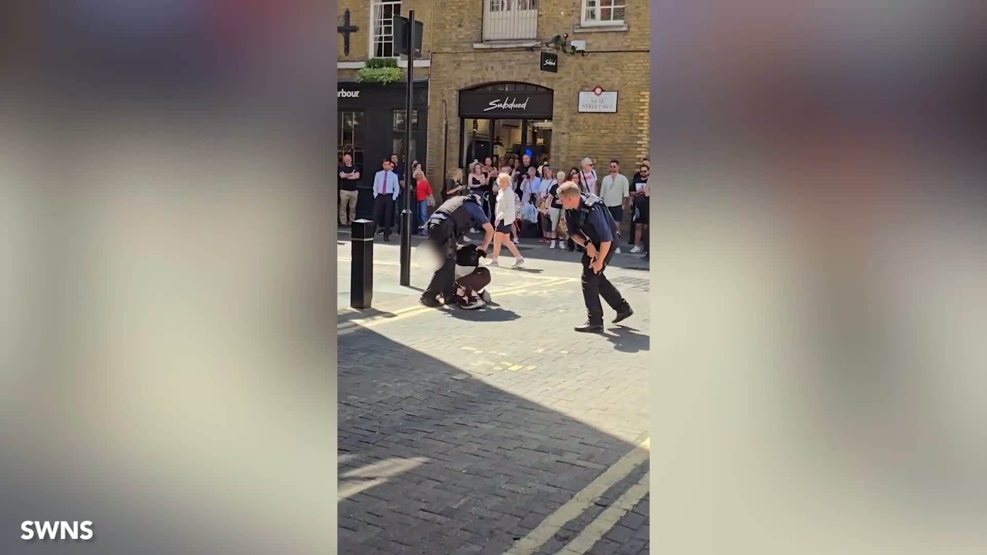 Covent Garden 'stabbing' suspect named as she's charged after 4 men injured