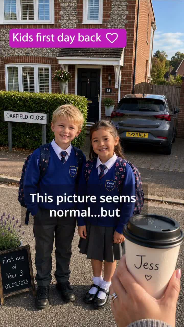 Police 'protect your kids' advice as parents post back to school pictures