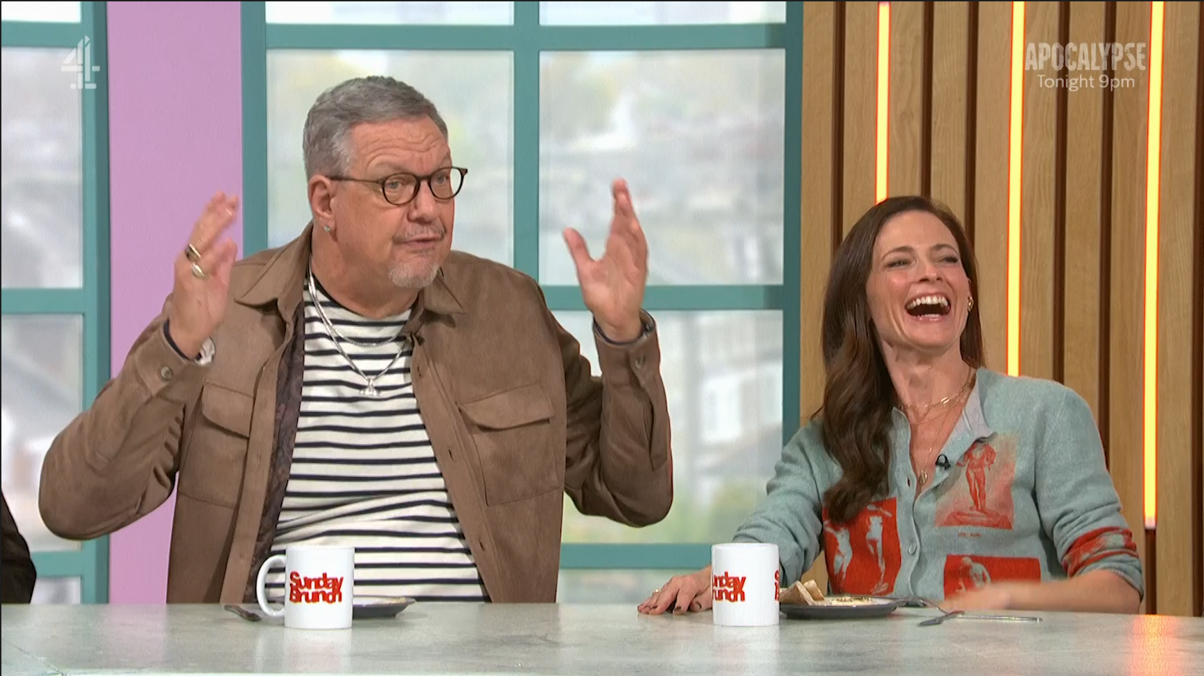 Sunday Brunch star Tim Lovejoy's response as guest makes frank admission